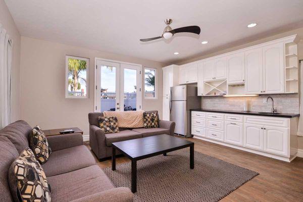 Kitchens in all of our homes are clean and well-equipped.