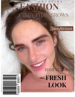 Hair Strokes Sexybrows at Cindy Phan Brows Microblading