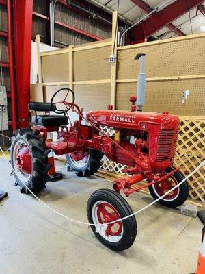 Tractor in the market