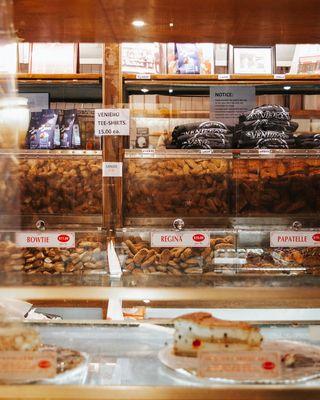 Check out our Veniero's counter for delicious cookies and biscotti!