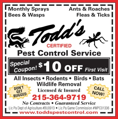 Todd's Pest Control Service Inc.