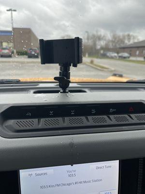 Leak from center of windshield