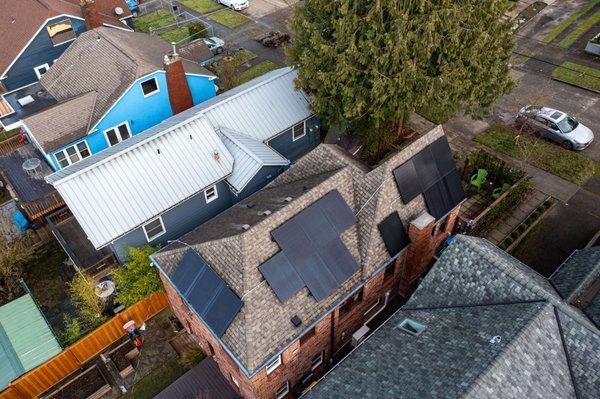 steep pitch roof install? No prob!