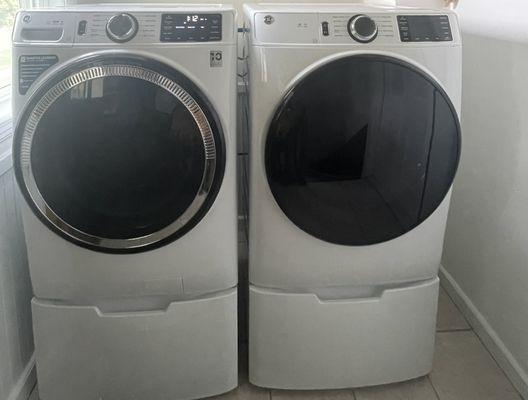 Washer and dryer