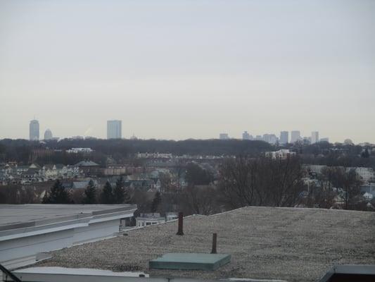 Boston from the roof top