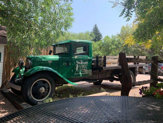 Iconic old truck outside