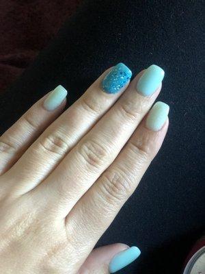 Mermaid nails for vacation!