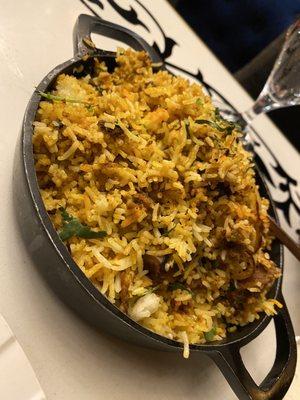 Lamb biryani