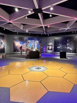 James Webb Space Telescope exhibit (the first of its kind)