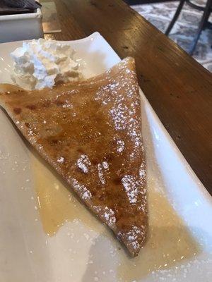 A free breakfast option at Bistro Maxine - delish crepe