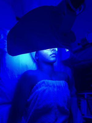 Acne Facial with Blue Light Therapy