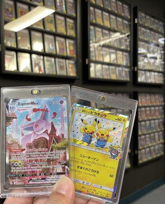 Graded or Raw cards are now available in-store. Yes, we offer both English and Japanese versions so stop by today and check out our display