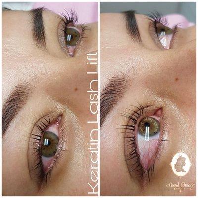 Keratin lash lift