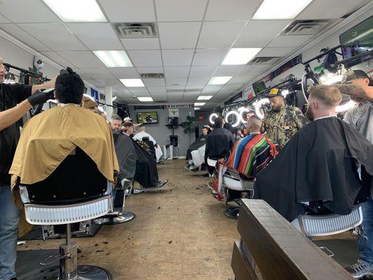 Got to love an old school barbershop!