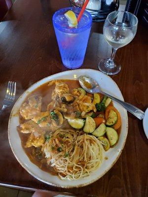 Chicken Marsala.