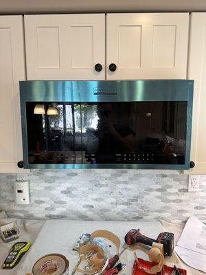 microwave oven installation