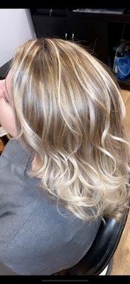 Full balayage!! Stunning!!