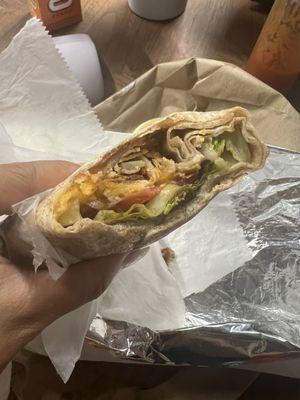 Buffalo Chicken Wrap, but where's the chicken?