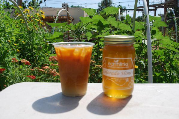 Iced coffee with a beautiful view!