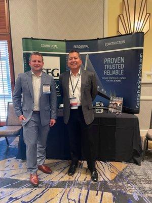 Business Development Officer, Chris Stafford and CA Senior Underwriter, Chuck Salas at the Phoenix Multifamily Event in Scottsdale, AZ.