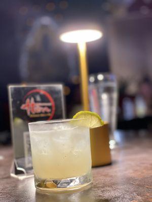 Sparkling Lime Yuzu Margarita