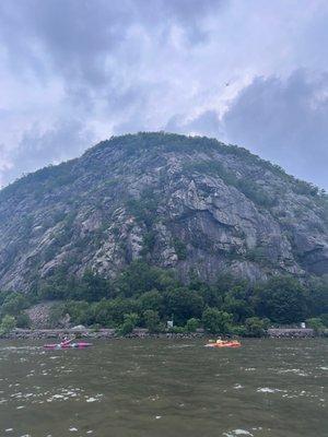 View of Storm King from the water.