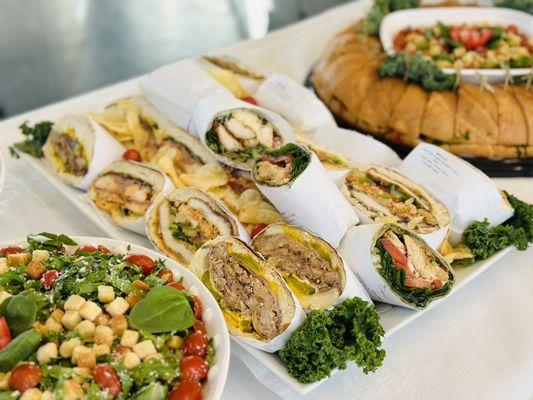 Assorted Sandwiches & Wraps Platter