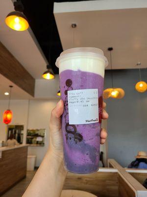 Fluffy Ube Smoothie