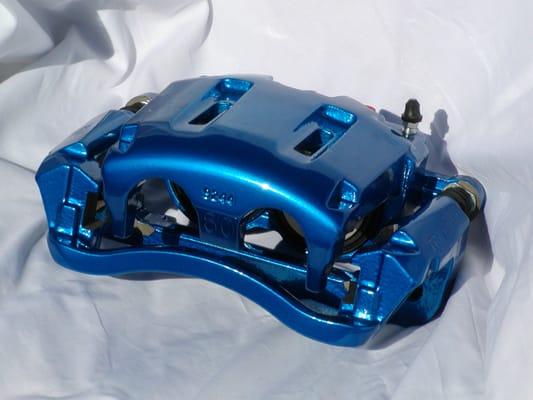 Candy blue caliper