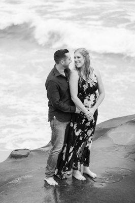 Engagement poto by Brian Kent @ Wind and Sea Beach