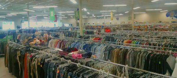 Lots of floor space and inventory at this Goodwill.