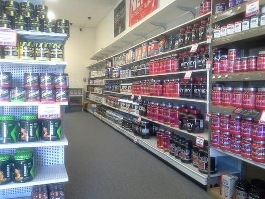 Our sports supplements section.