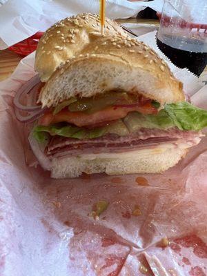 Italian cold sandwich