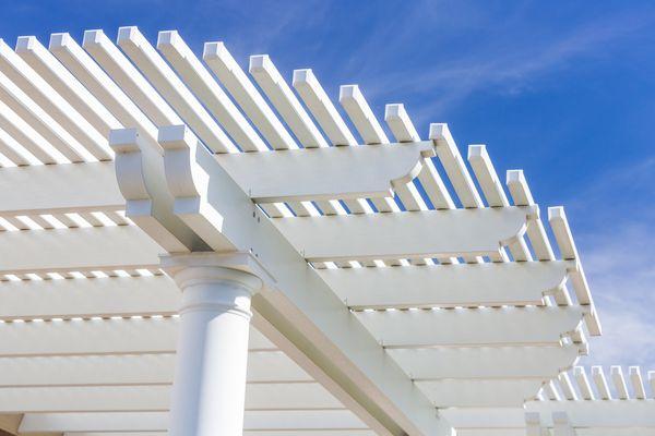 The perfect lattice styled patio cover for our bakersfield customer's backyard!