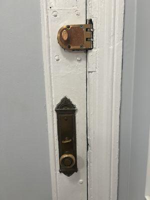 Old locks that were replaced