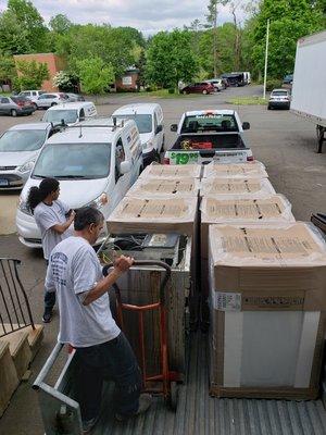 New washers heading out of the shop to be installed!