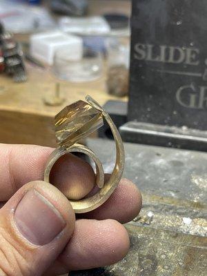 Custom art ring