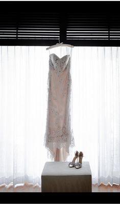 My dress on our wedding day