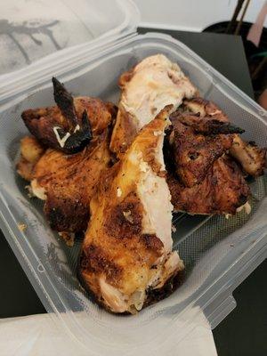 Whole chicken plate