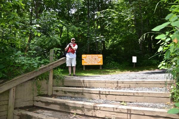 canoe pickup site.