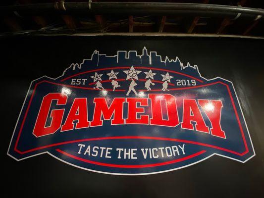 GameDay logo sign