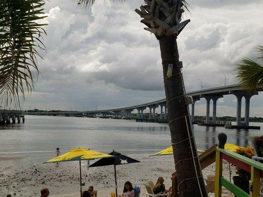 As seen from Beaches restaurant