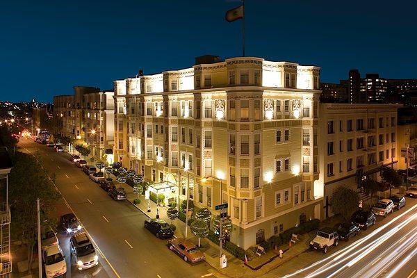 Hotel Majestic - exterior night view