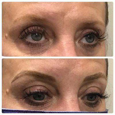 Microblading eyebrows by Sarita's Threading