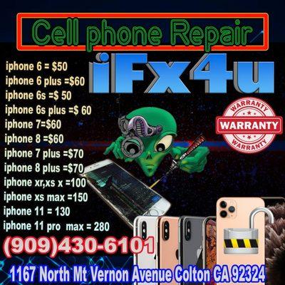 iphone screen repair prices