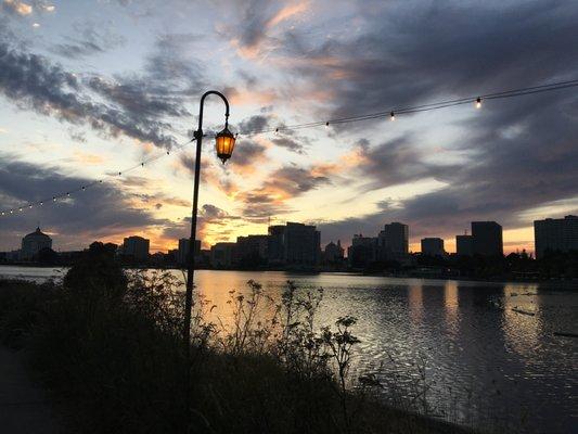 Sunset at Lake Merritt