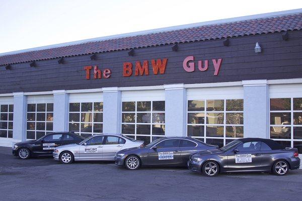 The BMW Guy shop & BMW cars.