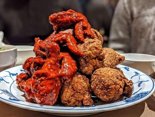 Fried chicken (Korean and Southern)