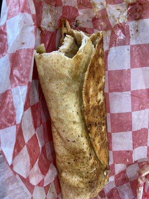 Chicken Shawarma Wrap