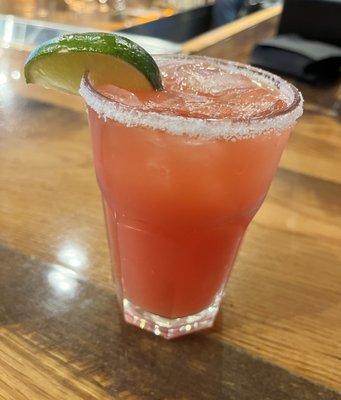 Pretty but Disappointing Watermelon Mezcal Margarita @Ghost Fleet